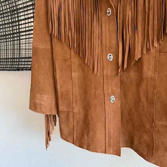 Stand studio estee fringe suede jacket - Picture 3 of 11